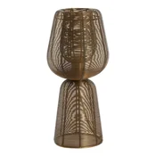 Kovinska namizna svetilka v bronasti barvi (višina 42 cm) Aboso – Light & Living
