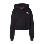 ALPHA INDUSTRIES Majica črna/bela