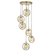 Opviq Luster Av-1850-6Et, 140cm, 40 cm, 6xE14, Bronzane boje