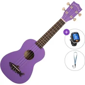 Kala Makala Shark Basic SET Purple Soprano ukulele