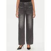 Morgan Jeans hlače 251-PELI Siva Wide Leg