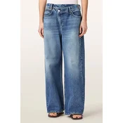 AllSaints kavbojke s širokimi hlačnicami ženske AKI CROSSOVER JEAN