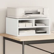 Vidaxl vidaXL Stojalo za tiskalnik belo 49x40x22,5 cm