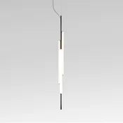 MARSET LED viseča svetilka Ambrosia 130 w/vtič 3000K črna - Dnevna soba/jedilnica - Dizajn - Aluminij