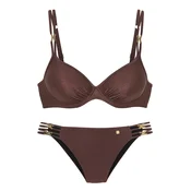 JETTE Bikini temno rjava