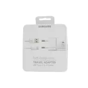 SAMSUNG hišni polnilec EP-TA20 z USB Type C - bel