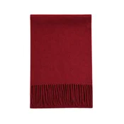 GOBI Cashmere Šal Unisex Cashmere Fringed Scarf bordo