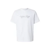 Calvin Klein Jeans Majica srebrno-siva/bela