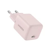 Ugreen X512 GaN USB-C 20W omrežni polnilnik – roza