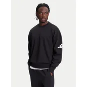 adidas Majica dugih rukava Essentials JF3542 Crna Loose Fit