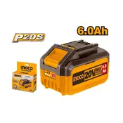 SUPER INGCO Lithium-ion baterija FBLI2060 20V 6.0Ah