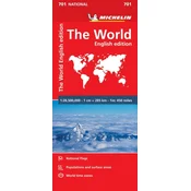 The World - Michelin National Map 701