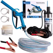 GEKO inox potopna oljna črpalka za sode 12V 51mm + 4m cev in ročka G00975