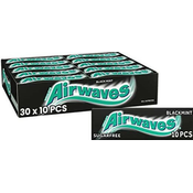 Wrigleys Airwaves Black Mint žvečilni gumi karton 30 kosov 420 g