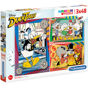 Clementoni Puzzle Supercolor Duck Tales/3x48 kosov