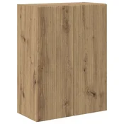 Vidaxl TV stenska omara Umetni hrast 59,5 x 31 x 80 cm Konstruiran les