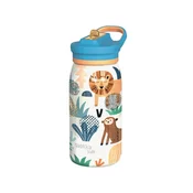 QUOKKA Quokka Kids Pop, Steklenica iz nerjavečega jekla / termos s slamico Safari, 445ml, 40249