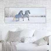 Wallity Dekorativna slika na platnu, 30x80cm, Šarena