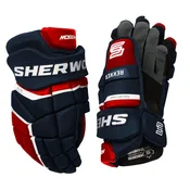 Hokejske rokavice SHER-WOOD Rekker Morph Pro Navy/Red/White Junior 12 palcev