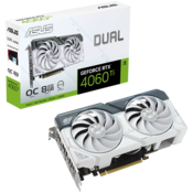 ASUS Grafična kartica ASUS GeForce RTX 4060 Ti White OC Edition 8GB GDDR6, 8GB GDDR6, PCI-E 4.0, (21122400)