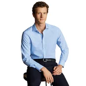 Fino prugasta košulja koja se ne pegla Charles Tyrwhitt Spread Collar Non-Iron Bengal Stripe Shirt — Sky Blue - Extra Slim fit | 41