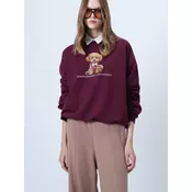Trend Alacati Stili Ženska dukserica Alc-X14651, Bordo