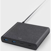 UNIQ HUB Surge 90W charcoal black 2xUSB Quick Charge 3.0 + 2xUSB-C PD 3.0 (UNIQ-SURGE90W(EU)-BLK)