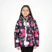Wintro Jakna za devojcice Zola GG, Crno-roze