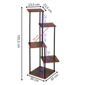 Springos GA0207 KOVINSKI CVETLIČNI LONEC 106 CM