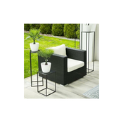 Stalak za cvece 70x24 cm crne boje