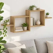 vidaXL Stenska polica Artisan hrast 95 x 17 x 37 cm Inženirski les