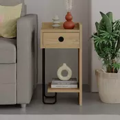 Hanah Home Nocni ormaric Sirius 32x61x30cm Hrast
