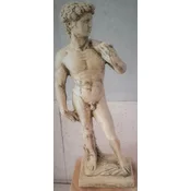 Casa Padrino Art Nouveau Garden Decoration Sculpture Man Beige H. 68 cm - Elegant Garden Stone Figure - Baroque & Art Nouveau Garden Decoration Accessories - Garden Decoration Stone Sculptures