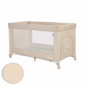 Lorelli prenosivi krevet noemi 1 nivo - fog beige star ( 10080542217 )