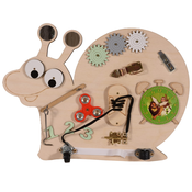 Drvena Montessori ploča Moni Toys - Puž