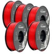 Smart Print 5x HS-PLA Rdeča Filament 1.75?mm - Smart Print Visoko Hitrostni Filament za 3D Tisk (1kg Kolut)