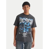 DC Shoes Majica Skull Shock EDYZT0435 Črna Regular Fit