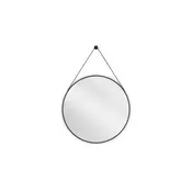 Mexen String okroglo kopalniško ogledalo 70 cm, črn okvir - 9854-070-070-000-70