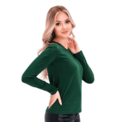 Edoti Ženska bluza z dolgimi rokavi LORA temno zelena MDN120861 XXL