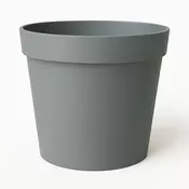 Saksija Melrose fi50/ sa prstenom/ siva boja