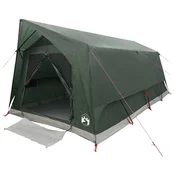 vidaXL vidaXL Tunelski šotor Vojaško zelena 10 oseb Poliester in jeklo, (5000309534)