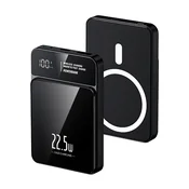 Eksterna baterija MagSafe M50, 15W PD 20W+22.5W Fast, 5000mAh, Crna