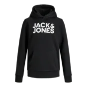 Jack & Jones Junior Logo duks za decake NOOS JNR, basic crni