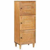 Highboard Svjetlosmeda 40 x 33 x 110 cm masivno drvo manga