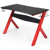 COSTWAY Igralna miza z držalom za slušalke 115 x 60 x 76 cm, (5000065672)