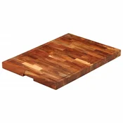 Vidaxl vidaXL Deska za rezanje 60x42x4 cm masivni akacijev les