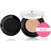 flormar K-Spirit Cover Up Natural Cushion Foundation dolgoobstojni kompaktni puder odtenek 002 - Porcelain 80 g