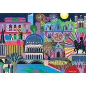 Pieces & Peace - Puzzle Lights of Lyon - 1 000 kosov