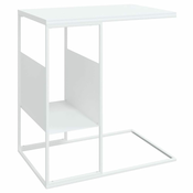 Bocni stolic bijeli 55 x 36 x 59,5 cm od konstruiranog drva