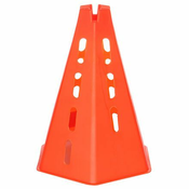 Šestkotni stožec stožec z luknjami oranžna višina/širina 32 cm